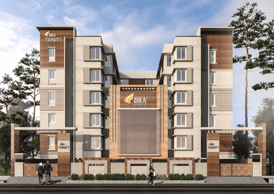 Image of 1238 Sq.ft 3 BHK Apartment / Flat for sale in DRA Trinity, Thoraipakkam, Chennai for Rs. 10100000
