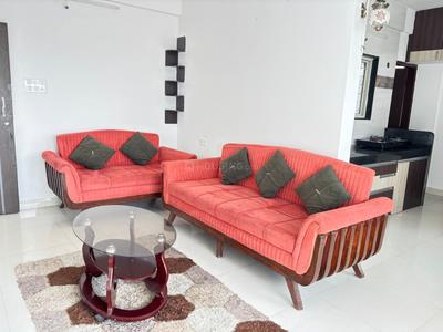 Living Room Image of 750 Sq.ft 2 BHK Apartment / Flat for rent in SK Om Paradise A Wing, Vikas Nagar Pune for Rs. 25000