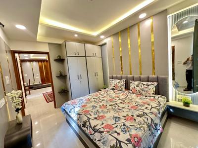 Bedroom Image of 858 Sq.ft 3 BHK Apartment / Flat for sale in Arya Shine, Shri Kishanpura Jaipur for Rs. 5400000