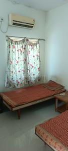 Bedroom Image of 500 Sq.ft 1 RK Villa for rent in Makarba Ahmedabad for Rs. 15100