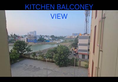 Balcony Image of 1200 Sq.ft 3 BHK Apartment / Flat for rent in  TNHB MIG Plot, Sholinganallur Chennai for Rs. 35000