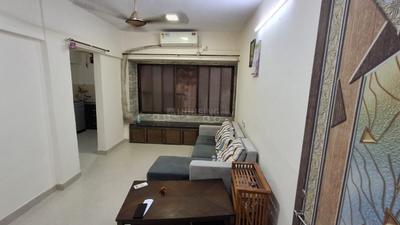 Living Room Image of 602 Sq.ft 1 BHK Apartment / Flat for rent in Dahisar West Mumbai for Rs. 30000