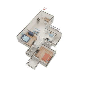 Image of 1587 Sq.ft 3 BHK Apartment / Flat for sale in Linux IOS Prime, Tathawade, Pune for Rs. 12500000