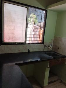 Kitchen Image of 500 Sq.ft 1 BHK Apartment / Flat for rent in Greenland Apartment, Tilak Nagar Indore for Rs. 15000