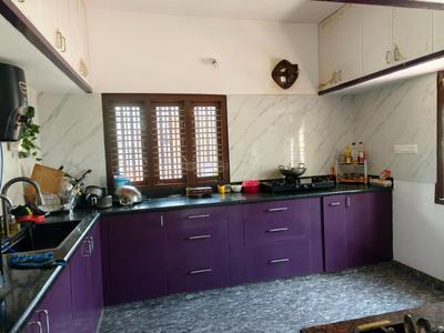 Kitchen Image of 1200 Sq.ft 2 BHK Builder Floor for rent in Mahadevapura Bengaluru for Rs. 45000