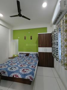 Bedroom Image of 550 Sq.ft 1 BHK Apartment / Flat for rent in Mahalakshmi Nagar Indore for Rs. 21999