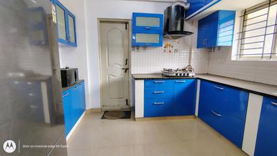 Kitchen Image of 1520 Sq.ft 3 BHK Apartment / Flat for rent in Lakvin Sankranti Residency, RR Nagar Bengaluru for Rs. 38000