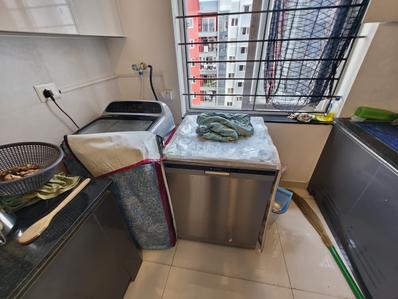 Balcony Image of 1213 Sq.ft 2 BHK Apartment / Flat for rent in Casagrand Tudor, Chinna Nolambur Chennai for Rs. 50000
