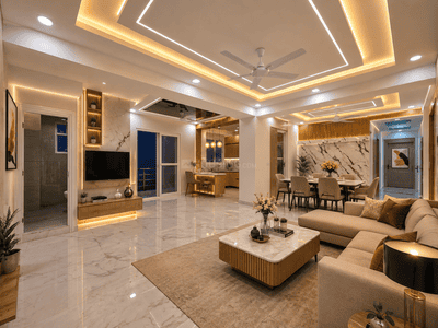 Living Room Image of 2200 Sq.ft 3 BHK Apartment / Flat for sale in GMS Road Dehradun for Rs. 12500000