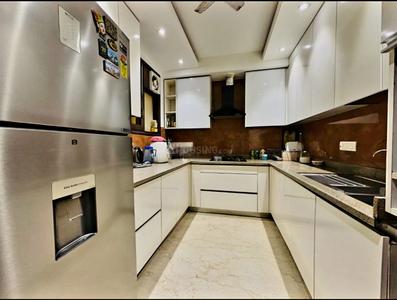 Kitchen Image of 1800 Sq.ft 3 BHK Builder Floor for sale in Shivalik New Delhi for Rs. 44500000