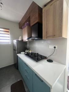 Kitchen Image of 559 Sq.ft 1 BHK Apartment / Flat for rent in Vyttila Kochi for Rs. 32000
