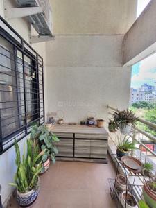 Balcony Image of 1200 Sq.ft 3 BHK Apartment / Flat for rent in Natu Golden Trellis, Balewadi Pune for Rs. 65000