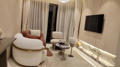 Living Room Image of 900 Sq.ft 2 BHK Apartment / Flat for sale in Eternia At Kalpataru Parkcity, Kolshet Thane for Rs. 11400000