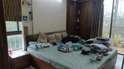 Bedroom Image of 1100 Sq.ft 2 BHK Apartment / Flat for rent in Lunkad Goldcoast, Viman Nagar Pune for Rs. 50000
