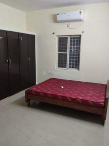 Bedroom Image of 550 Sq.ft 1 BHK Builder Floor for rent in Kondapur Hyderabad for Rs. 20000