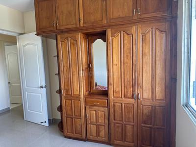 Bedroom Image of 1445 Sq.ft 3 BHK Apartment / Flat for rent in Confident Althena, Menamkulam Thiruvananthapuram for Rs. 29000