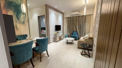Living Room Image of 953 Sq.ft 2 BHK Apartment / Flat for sale in N Rose Northern Heights Phase 1, Dahisar East Mumbai for Rs. 17500000