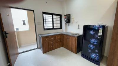 Kitchen Image of 450 Sq.ft 1 RK Builder Floor for rent in Scheme 78 Indore for Rs. 15500