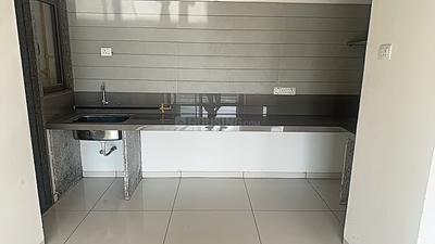 Kitchen Image of 1850 Sq.ft 3 BHK Apartment / Flat for sale in Shyaswa Savera Prarambh, South Bopal Ahmedabad for Rs. 9400000