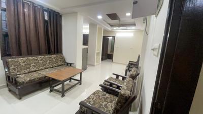 Living Room Image of 1500 Sq.ft 3 BHK Apartment / Flat for rent in Malviya Nagar Jaipur for Rs. 28000