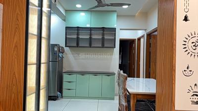 Kitchen Image of 1500 Sq.ft 3 BHK Apartment / Flat for rent in Adani Amogha, Shantigram Ahmedabad for Rs. 55000