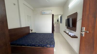 Bedroom Image of 350 Sq.ft 1 RK Builder Floor for rent in Mahalakshmi Nagar Indore for Rs. 12500