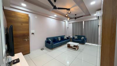 Living Room Image of 1370 Sq.ft 2 BHK Apartment / Flat for rent in Saamarth Heaven 5, PDPU Road Gandhinagar for Rs. 33000