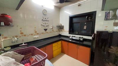 Kitchen Image of 550 Sq.ft 1 BHK Apartment / Flat for rent in Kalwa Thane for Rs. 18000