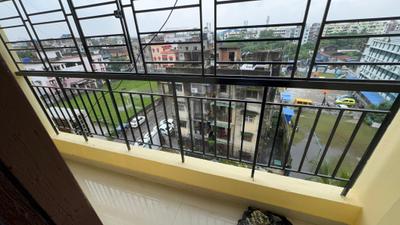 Balcony Image of 1100 Sq.ft 3 BHK Apartment / Flat for rent in Swagat Skyline, Rajarhat Kolkata for Rs. 17000