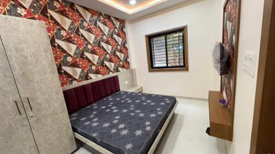 Bedroom Image of 400 Sq.ft 1 RK Builder Floor for rent in Mahalakshmi Nagar Indore for Rs. 13500