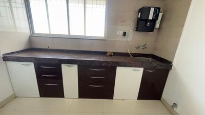 Kitchen Image of 450 Sq.ft 1 BHK Apartment / Flat for rent in Upper Kharadi Pune for Rs. 22000