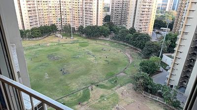 Image of 1850 Sq.ft 3 BHK Apartment / Flat for rent in Adani The Meadows, Shantigram, Ahmedabad for Rs. 55000