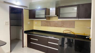 Kitchen Image of 2025 Sq.ft 3 BHK Apartment / Flat for sale in Siddhi Aarohi Crest, South Bopal Ahmedabad for Rs. 12500000