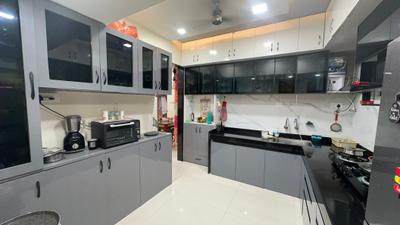 Kitchen Image of 1450 Sq.ft 3 BHK Apartment / Flat for rent in Guruvista Phase II, Kharadi Pune for Rs. 65000