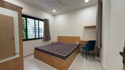 Bedroom Image of 700 Sq.ft 1 BHK Builder Floor for rent in Nipania Indore for Rs. 18500