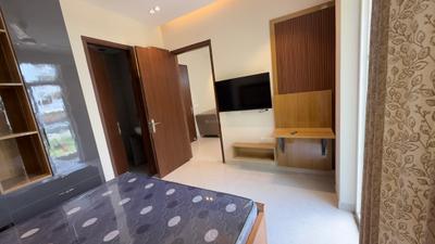 Bedroom Image of 550 Sq.ft 1 BHK Builder Floor for rent in Sector 57 Gurgaon for Rs. 39000
