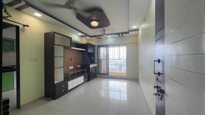Living Room Image of 585 Sq.ft 1 BHK Apartment / Flat for rent in Cosmos Jewels, Thane West Thane for Rs. 25000