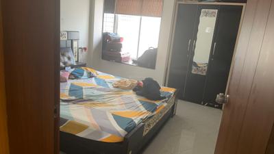 Bedroom Image of 850 Sq.ft 1 BHK Independent House for rent in Charholi Budruk Pune for Rs. 12000