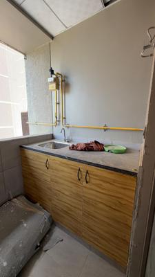 Kitchen Image of 2450 Sq.ft 3 BHK Apartment / Flat for rent in Saamarth H7, PDPU Road Gandhinagar for Rs. 35000