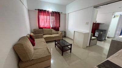 Living Room Image of 610 Sq.ft 1 BHK Apartment / Flat for sale in Magarpatta Heliconia, Hadapsar Pune for Rs. 7500000