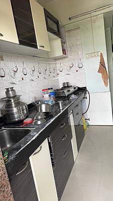 Kitchen Image of 650 Sq.ft 1 BHK Apartment / Flat for sale in Manohar Shreeji Nirvana II, Badlapur East Badlapur for Rs. 2600000