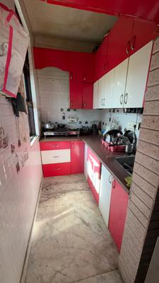 Kitchen Image of 420 Sq.ft 2 BHK Apartment / Flat for sale in Tri Nagar New Delhi for Rs. 3350000