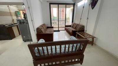 Living Room Image of 1136 Sq.ft 2 BHK Apartment / Flat for rent in Shree Anusthan, Vaishno Devi Circle Ahmedabad for Rs. 25000