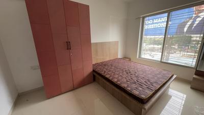 Bedroom Image of 960 Sq.ft 3 BHK Apartment / Flat for rent in Punawale Pune for Rs. 32000