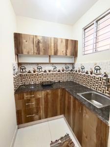 Kitchen Image of 631 Sq.ft 1 BHK Builder Floor for rent in S.G. Palya Bengaluru for Rs. 26500
