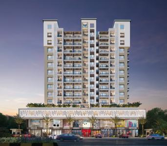 Image of 1279 Sq.ft 3 BHK Apartment / Flat for sale in Yogeshwar Shivalik Skyraa, Konark Nagar, Nashik for Rs. 4860200