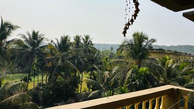Balcony Image of 1500 Sq.ft 1 BHK Apartment / Flat for rent in  Tropical Dreams, Siolim Goa for Rs. 25000