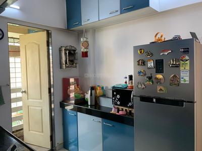 Kitchen Image of 550 Sq.ft 1 BHK Apartment / Flat for rent in Cosmos Orchid, Kasarvadavali Thane for Rs. 28000