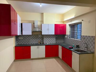 Kitchen Image of 1409 Sq.ft 3 BHK Apartment / Flat for rent in Hebron Tower 9, Battarahalli Bengaluru for Rs. 38000
