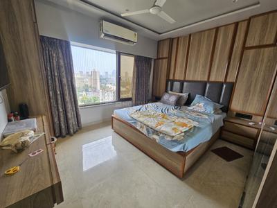 Bedroom Image of 1250 Sq.ft 3 BHK Apartment / Flat for rent in Mallhar Bhimashankar Heights, Dahisar West Mumbai for Rs. 80000